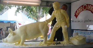 Butter Sculpture