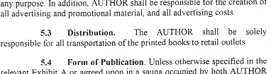 Bogus Book Contract for Satirical Purposes Only