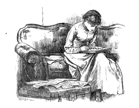 Jo March Writing 1880 Edition Page 184