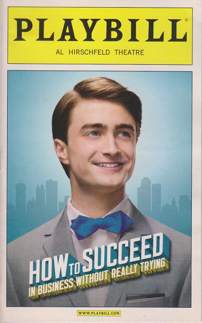 Playbill for How to Succeed