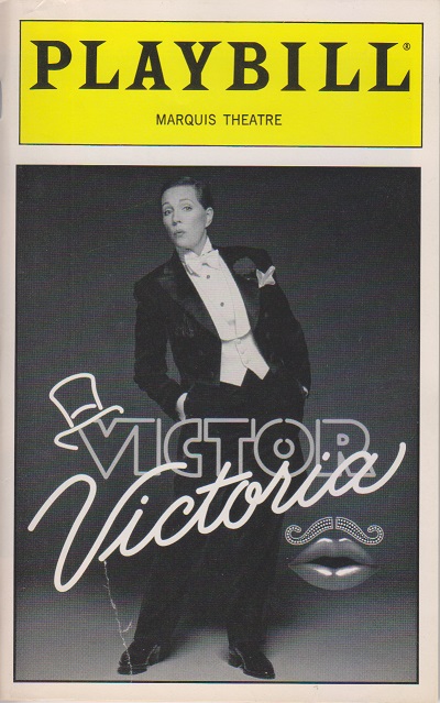 Playbill for Victor Victoria
