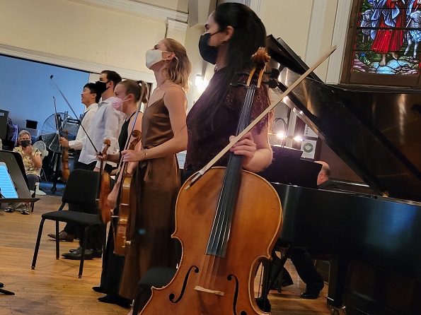 Jupiter Players Taking Post-Concert Bows