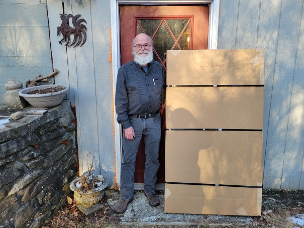 Charles Petzold with Troubadour Virginal Box