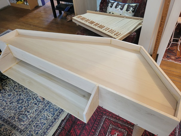 Troubadour Virginal Soundboard in Place