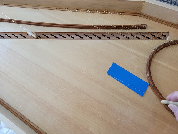 Troubadour Virginal Stringing Tool Right Bridge